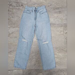 Madewell The Perfect Vintage Straight Jean High Rise Women's Size 25P
